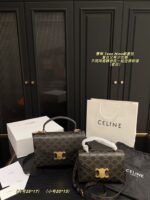 Celine Teen Nino Messenger Bag Retro-Chic, Girlish Charm Plain Weave With Handle - Image 10
