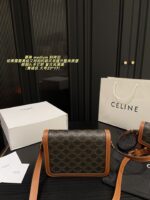 Celine Arc De Triomphe Medium Crossbody Bag Retro-Inspired Sophisticated Colour Palette Elevates Your Look With Premium Texture - Image 5