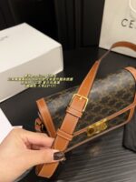 Celine Arc De Triomphe Medium Crossbody Bag Retro-Inspired Sophisticated Colour Palette Elevates Your Look With Premium Texture - Image 7