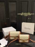 Celine Arc De Triomphe Medium Crossbody Bag Retro-Inspired Sophisticated Colour Palette Elevates Your Look With Premium Texture - Image 10