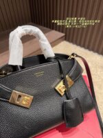 Ferragamo Handbag | Hug-Style Clasp | Spanish Calfskin | Melange | Old Money Aesthetic - Image 7