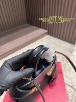 Ferragamo Handbag | Hug-Style Clasp | Spanish Calfskin | Melange | Old Money Aesthetic - Image 8