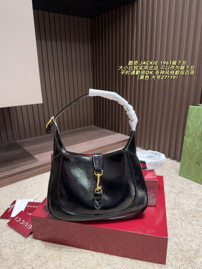 Gucci Jackie 1961 Underarm Bag | Detachable Shoulder Strap | Multiple Carry Options | Versatile Commuter Essential - Image 2