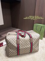 Gucci Travel Bag Extra-Large Capacity Exquisite Leather Premium Colour Palette Stylish Travel Companion