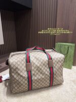 Gucci Travel Bag Extra-Large Capacity Exquisite Leather Premium Colour Palette Stylish Travel Companion - Image 6