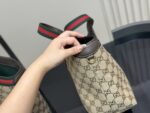 Gucci Shopping Tote Canvas Fabric Generous Capacity Ideal For Mums - Image 6
