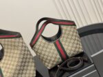 Gucci Shopping Tote Canvas Fabric Generous Capacity Ideal For Mums - Image 7