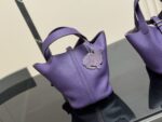 Hermès Shopping Basket Bag Full-Grain Calf Leather With Waxed Thread Superb Texture And Drape - Image 7