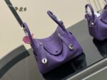Hermès Lindy Full-Grain Calfskin Leather Custom Hardware Semi-Hand-Stitched Handbag Refined Elegance With A Touch Of Charm - Image 3