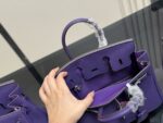 Hermès Bk30 Genuine Full-Grain Leather Original Quality Platinum Bag - Image 4