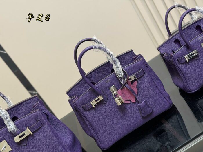Hermès Bk30 Genuine Full-Grain Leather Original Quality Platinum Bag - Image 5