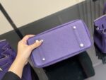 Hermès Bk30 Genuine Full-Grain Leather Original Quality Platinum Bag - Image 8