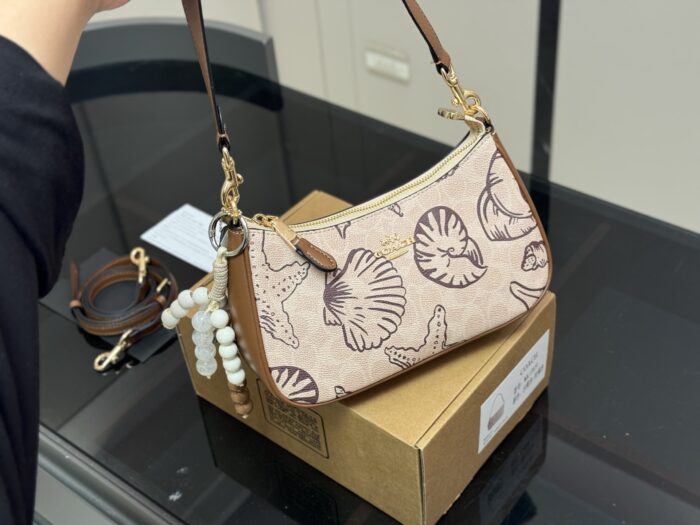 Coach Teri Underarm Bag With Dual Straps For Shoulder Or Crossbody Carry - Image 2