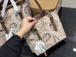 Coach Mollie Tote25 New Shell & Starfish Print Compartment Tote Bag (Shopping Bag) - Image 3