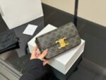 Celine Triomphe Calfskin Triumph Underarm Bag Retro-Chic Sophistication