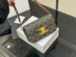 Celine Triomphe Calfskin Triumph Underarm Bag Retro-Chic Sophistication - Image 2