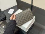 Celine Triomphe Calfskin Triumph Underarm Bag Retro-Chic Sophistication - Image 7