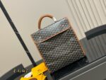 Goyard Backpack Retro And Youthful Generous Capacity For Laptop Unisex