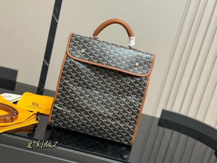 Goyard Backpack Retro And Youthful Generous Capacity For Laptop Unisex - Image 2