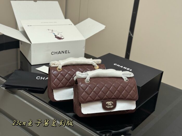 Chanel Cf Series Caviar Grain Shoulder Bag Essential For All Seasons - Image 1