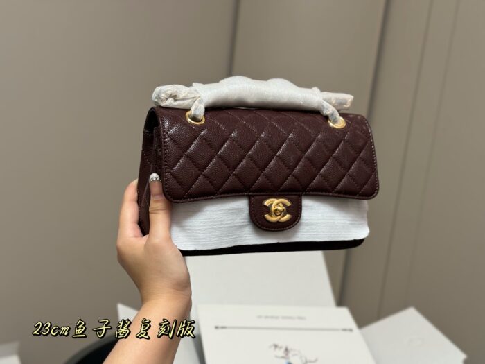 Chanel Cf Series Caviar Grain Shoulder Bag Essential For All Seasons - Image 9