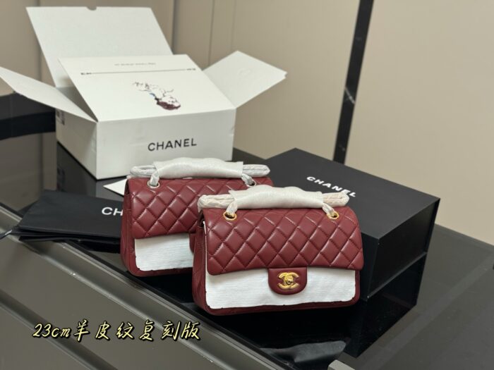 Chanel Cf Caviar Pattern Shoulder Bag Essential For All Seasons - Image 1