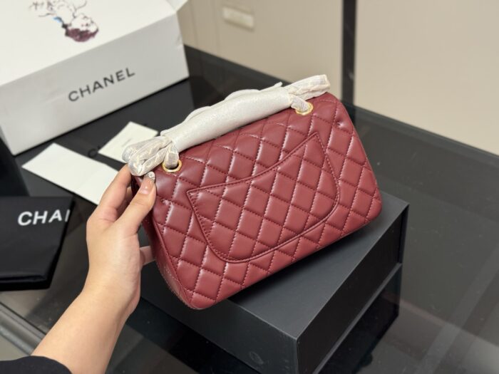 Chanel Cf Caviar Pattern Shoulder Bag Essential For All Seasons - Image 7