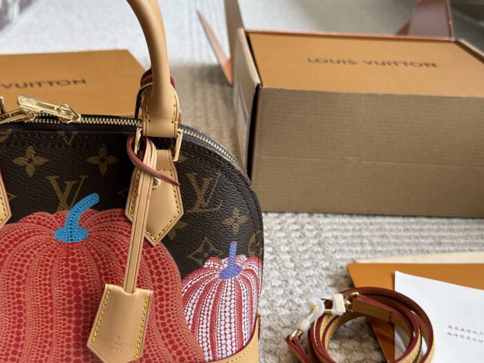 Louis Vuitton Alma Series Pumpkin Pattern Classic Shell Bag Versatile And Understated - Image 2