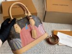 Louis Vuitton Alma Series Pumpkin Pattern Classic Shell Bag Versatile And Understated - Image 6