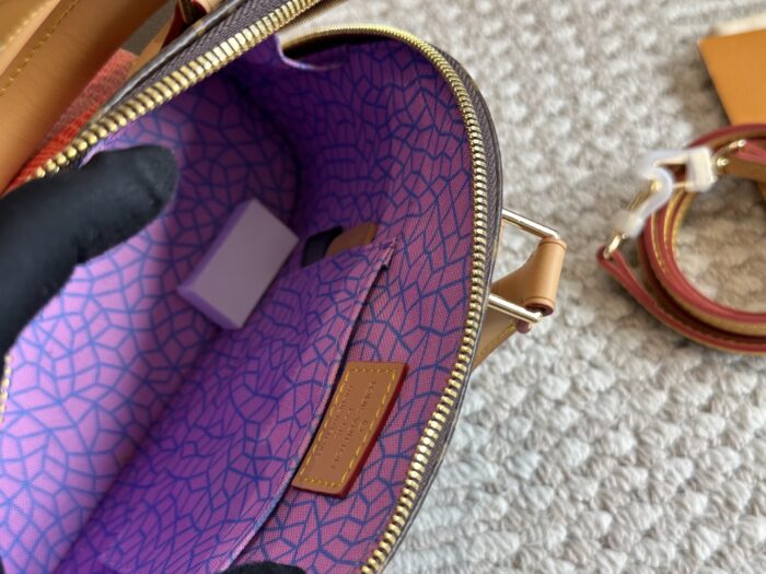 Louis Vuitton Alma Series Pumpkin Pattern Classic Shell Bag Versatile And Understated - Image 9