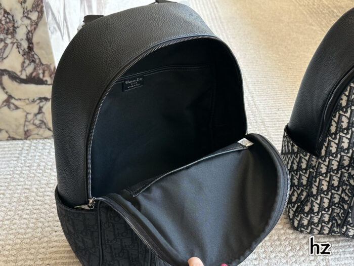 Dior Monogram Backpack With Oblique Pattern Embroidery Comfortable, Charming And Sophisticated - Image 9