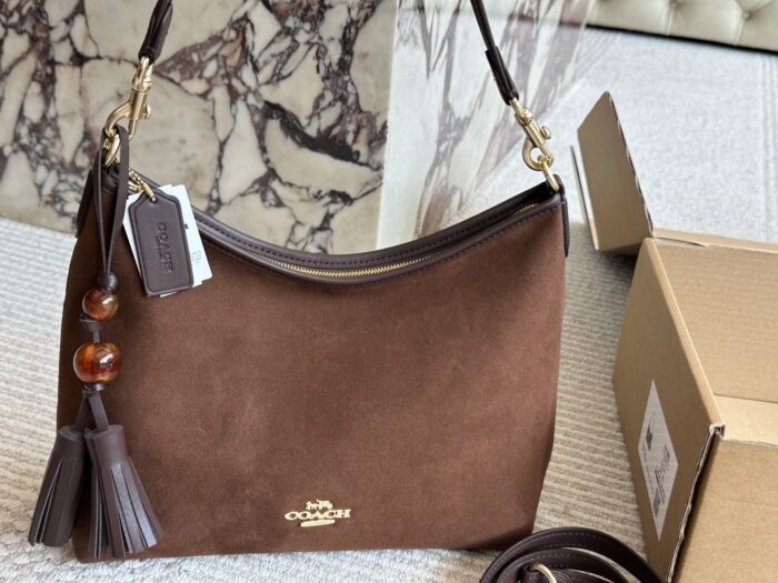 Coach Laurel Wander Bag: Dual-Strap Versatility With Zipped Side Pocket - Image 7