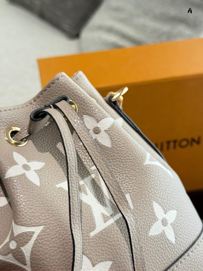 Louis Vuitton Nano Noe Mini Bucket Bag Classic Lv Pattern Adjustable Shoulder Strap Generous Capacity - Image 6