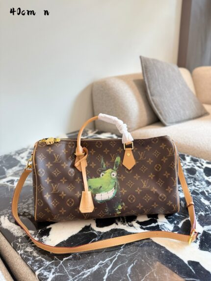 Louis Vuitton Speedy With Little Donkey Print - Adorable - No Box