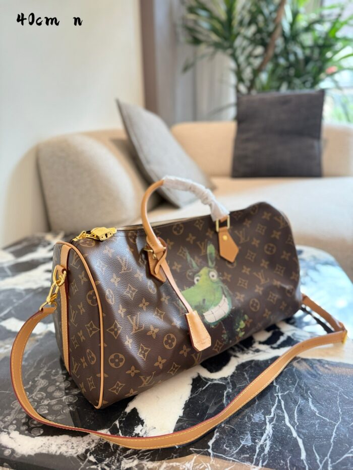 Louis Vuitton Speedy With Little Donkey Print - Adorable - No Box - Image 2