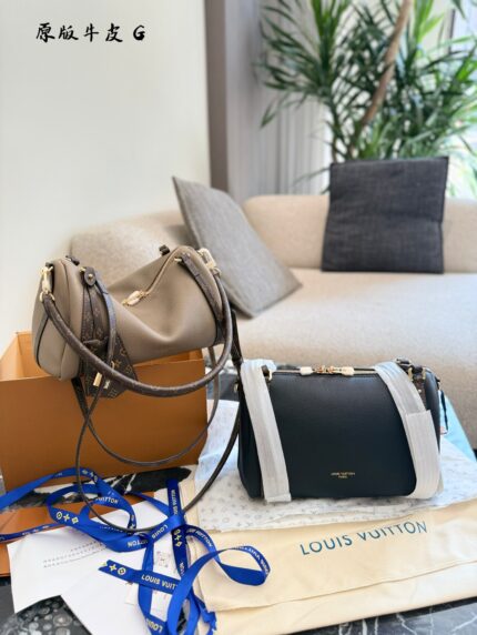 Louis Vuitton Express Handbag Structured Silhouette Versatile Carrying Options Generous Capacity Luxurious Leather