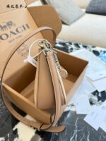 Coach Teri Underarm Bag Classic C-Print Fully Enclosed Zip Closure Underarm Or Crossbody Carry Generous Capacity - Image 4