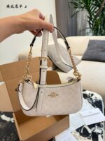 Coach Teri Underarm Bag Classic C-Print Fully Enclosed Zip Closure Underarm Or Crossbody Carry Generous Capacity - Image 14