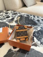 Louis Vuitton Trunk-Shaped Mini Pendant Coin Purse