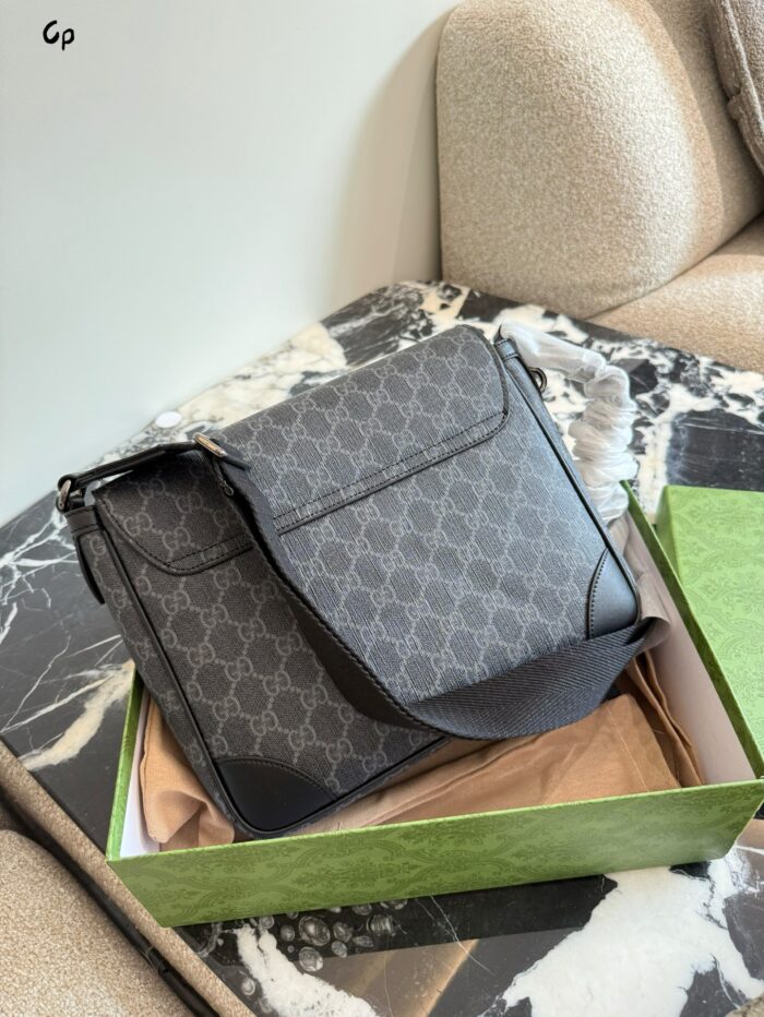 Gucci Hidia Series Embossed Vintage Square Bag Crossbody/Clutch Casual/Business Lightweight & Premium - Image 9