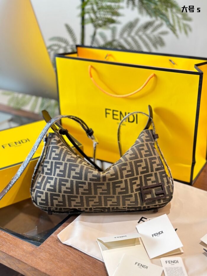 Fendi A Simply Fendi Bag Adjustable Shoulder Strap Underarm/Crossbody Carry Lightweight And Versatile Ample Capacity - Image 2