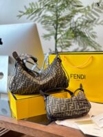 Fendi A Simply Fendi Bag Adjustable Shoulder Strap Underarm/Crossbody Carry Lightweight And Versatile Ample Capacity - Image 4