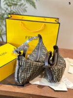 Fendi A Simply Fendi Bag Adjustable Shoulder Strap Underarm/Crossbody Carry Lightweight And Versatile Ample Capacity - Image 5
