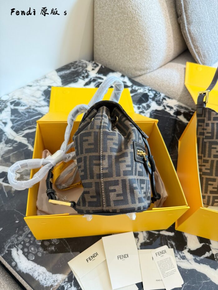 Fendi Classic Monogram Backpack Practical, Cute, Compact And Versatile - Image 2
