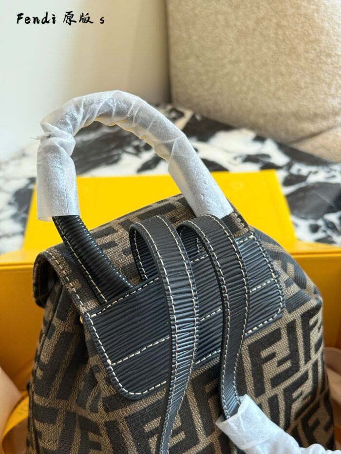 Fendi Classic Monogram Backpack Practical, Cute, Compact And Versatile - Image 4