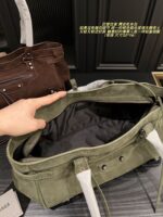 Balenciaga Suede Motorcycle Bag Brown Suede With Distressed Finish Lightweight, Supple And Spacious - Image 5