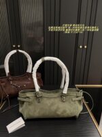 Balenciaga Suede Motorcycle Bag Brown Suede With Distressed Finish Lightweight, Supple And Spacious - Image 9
