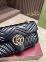 Gucci Marmont Chain Bag Metal Double G Logo Timeless And Chic - Image 5