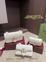 Gucci Marmont Chain Bag Metal Double G Logo Timeless And Chic - Image 10
