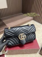 Gucci Marmont Chain Bag Metal Double G Logo Timeless And Chic - Image 15
